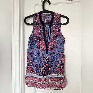Anthropologie Silk Top size M EUC